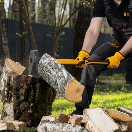 Колун-кувалда 3000 г, кованая, фибергласовая рукоятка c TPR покрытием, 880 мм Denzel