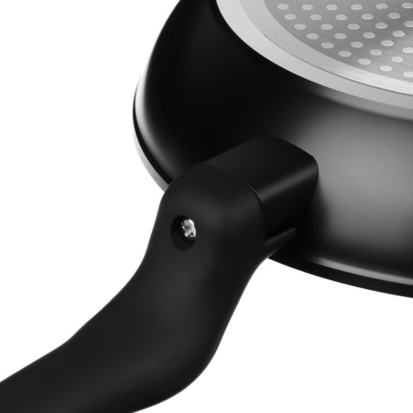 SATOSHI Стоун Сковорода литая d24см, антипригарное покрытие Мрамор, индукция