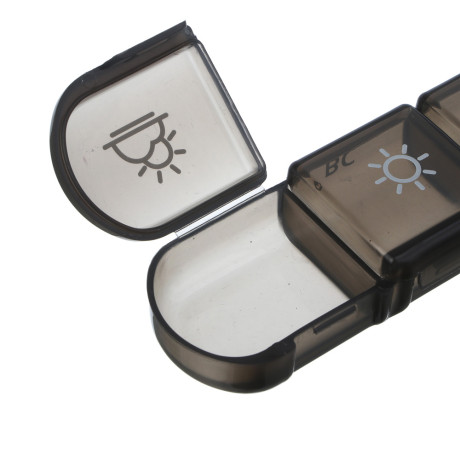 Бокс для таблеток тм VETTA, 21 ячейка, пластик, 15.6x12x4.2см