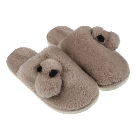 Обувь домашняя кролик, размер 36-37, цвет бежевый, #7