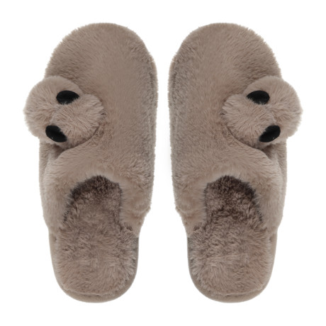 Обувь домашняя кролик, размер 36-37, цвет бежевый, #7