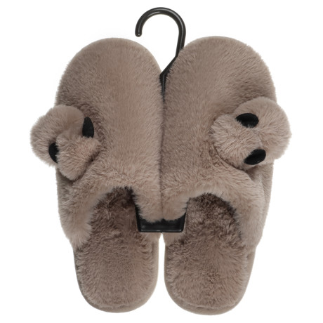 Обувь домашняя кролик, размер 36-37, цвет бежевый, #7