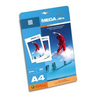Бумага для полноцв.струй.печ. MEGAJET (А4,190г,PHOTO,глянц.,50л/пач) Герм. 75344