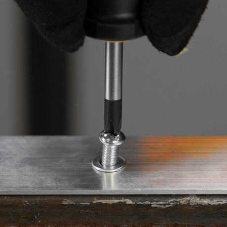 Отвертка, PH2х38 мм, S2, 3к рукоятка Denzel