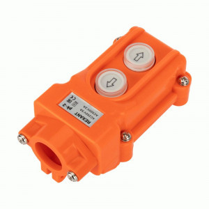 REXANT Пульт кнопочный ПК-2 на 2 кнопки, оранжевый, IP54 36-9210