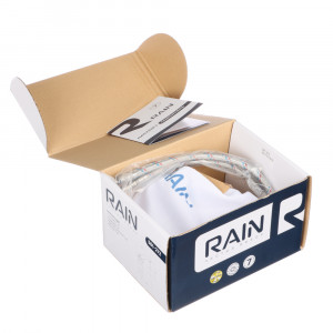RAIN Смеситель для раковины Нефрит, керам. кран-буксы 1/2, шпилька, латунь, хром