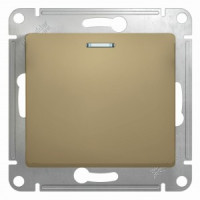 Systeme Electric GLOSSA мех. выкл. СУ 1 кл. титан (пл.осн. инд.) GSL000413 (20!)