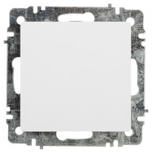 ЭРА Intro Accent мех. выкл. (перекл.) СУ 1 кл. перекрест. 10А 250В, белый Б0063578