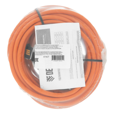 Удлинитель-шнур силовой Garden Series, ПВС, 10м, 1 розетка 3 x 1,5 мм, Denzel