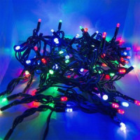 Гирлянда-нить ул. 100LED разноцв. 10м., соед. IP60 SE-RICE-10100M Funray