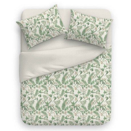 PROVANCE Мосс Комплект постельного белья евро (4 предмета), бязь, 2 дизайна