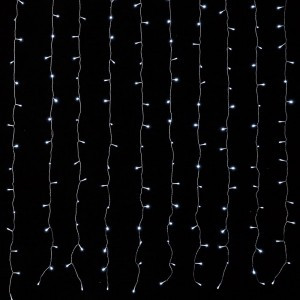 Гирлянда светод. «Занавес» CL-320W, 3x2,5м, 320LED, 220V, IP20, хол.белый, шн. 2,5м, Funray