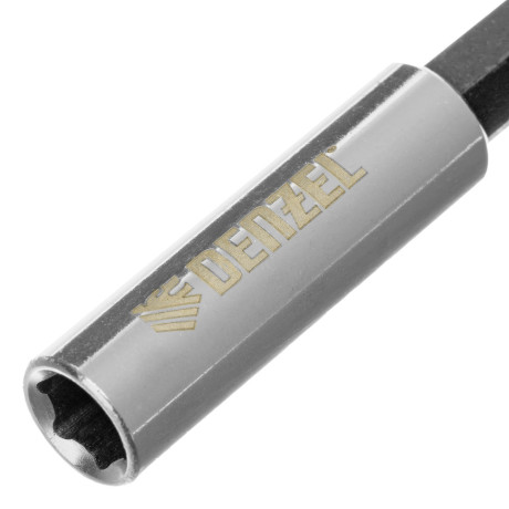 Набор бит с магнитным держателем, S2, 8 шт Denzel