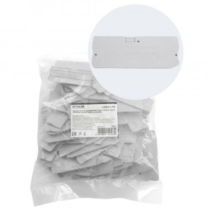 Stekker заглушка торцевая для ЗНИ LD574 4мм2 LD583-1-40(JXB PT 4)(уп.100шт,цена за шт)серый49273