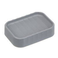 Мыльница тм VETTA Сидней, пластик, PP, серый, 11,4x7,3x2,8см