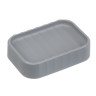 Мыльница тм VETTA Сидней, пластик, PP, серый, 11,4x7,3x2,8см