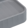Мыльница тм VETTA Сидней, пластик, PP, серый, 11,4x7,3x2,8см