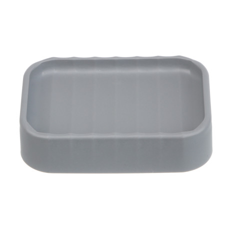 Мыльница тм VETTA Сидней, пластик, PP, серый, 11,4x7,3x2,8см