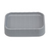 Мыльница тм VETTA Сидней, пластик, PP, серый, 11,4x7,3x2,8см