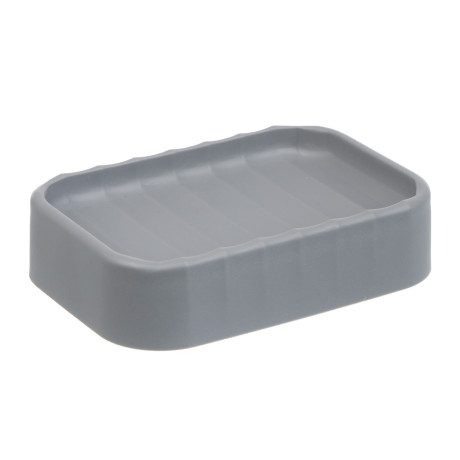 Мыльница тм VETTA Сидней, пластик, PP, серый, 11,4x7,3x2,8см
