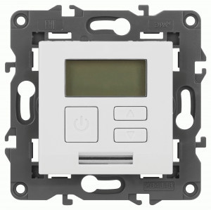 ЭРА Elegance мех. термостат(терморегулятор) унив. СУ 16A  белый матовый (+5.+40°C) 14-4111-01М 65786