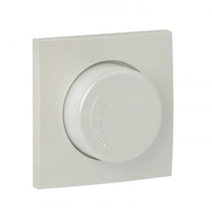 EKF Валенсия лиц. панель светорегулятора 600W 220В жемчуг Al/Cu (корпус PC) ESD06-L-101-50