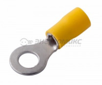 REXANT наконечник кольцевой изол. НКИ 4-6мм2, d6,5мм Желтый (уп.100шт, цена за шт) 08-0053