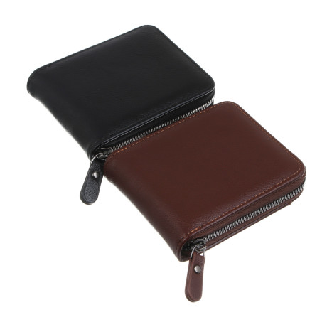 Портмоне для карт и купюр на 12 отделений на молнии тм ЮL Wolt, ПУ, 12x8,5x2,5см, 2 цвета, WW-906