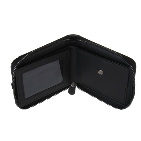 Портмоне для карт и купюр на 12 отделений на молнии тм ЮL Wolt, ПУ, 12x8,5x2,5см, 2 цвета, WW-906