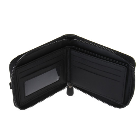 Портмоне для карт и купюр на 12 отделений на молнии тм ЮL Wolt, ПУ, 12x8,5x2,5см, 2 цвета, WW-906