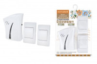 TDM ЗББ-Н-12/1-32М звонок беспроводной 2хAA, 80м, 32 мелодии, 2 кнопки народный SQ1901-0103