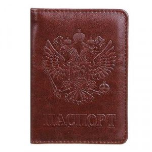 ЮL Обложка для паспорта &quot;Герб&quot;, ПУ, 9,7х14см, 5 цветов, ОД21-10