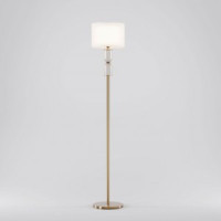 Eurosvet Торшер 1x40W E14 360х360х1640 металл бежевый/латунь Caprera 01154/1 a063866