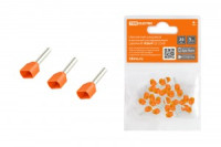 TDM наконечник-гильза втулочный изолир. НШВИ(2) 0,5х8 Оранжевый (уп.20шт, цена за уп) SQ0568-0047