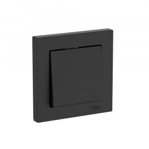 Systeme Electric ATLASDESIGN выкл. СУ 1 кл. 10А (автоклеммы) КАРБОН ATN001012S (5!)