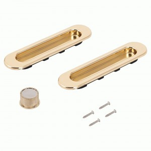 Ручки для раздвижных дверей Комплект из 2шт RENZ 150мм лат.бл. SDH 401 PВ (24)