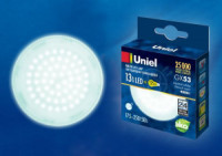 Uniel GX53 св/д 13W(1150lm) 4000K 4K 75x28 матовая LED-GX53-13W/NW/GX53/FR
