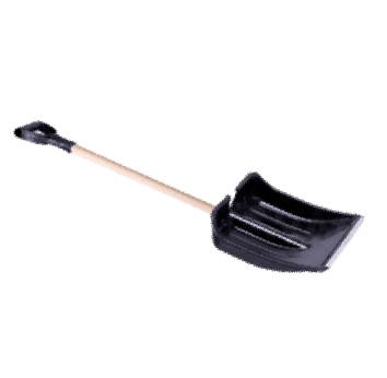 Автомобильная лопата "Метель-АВТО"  с алюминиевой планкой  с деревянным черенком