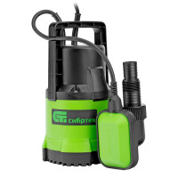 Дренажный насос для чистой воды СДН500-5, 500 Вт, напор 8 м, 8000 л/ч Сибртех