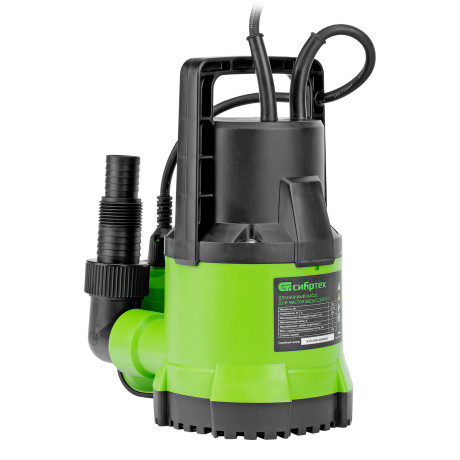 Дренажный насос для чистой воды СДН500-5, 500 Вт, напор 8 м, 8000 л/ч Сибртех