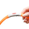 Ошейник 70*1,5см свет-ся 3реж микс USB NA2616 (144