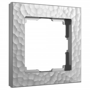 Werkel рамка СУ 1 мест. Hammer (серебряный) W0012406