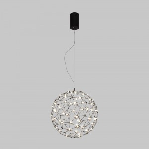 Bogate's св-к подвесной 30W 2403lm 4000K 400х400х2000 черн. жемчуг Alioth Умный дом 451/1 a065007