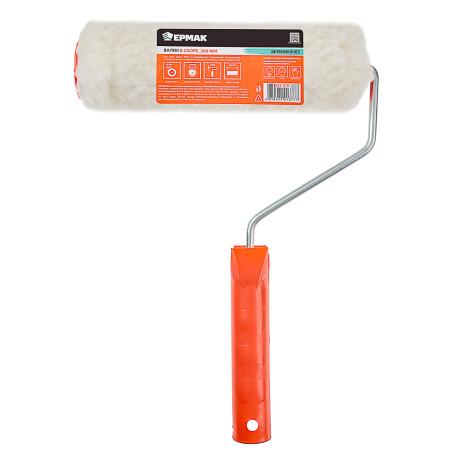 ЕРМАК Валик натуральный мех со швом 200х48х6мм, несъёмный шплинт