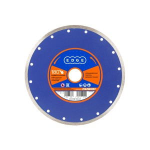PATRIOT Диск EDGE by алмазный сплошной 180х22,23 универсальный, 811010012