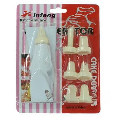 Шприц для торта мешок с 7 насадками NA1593