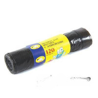 Мешки для мусора 120 л 10 шт с завязкой Мультипласт