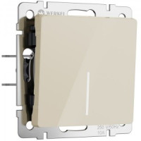Werkel мех. выкл.  СУ 1 кл. 10А проходной (инд.) (айвори акрил) W1112143 a064055