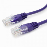 Cablexpert патч-корд UTP cat5e, 1,5 м, литой, многожильный (фиолетовый)