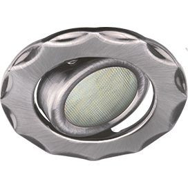 Ecola DH07 MR16 GU5.3 св-к поворот.Звезда Сатин-хром 25x88 FF1602EFS (10!)